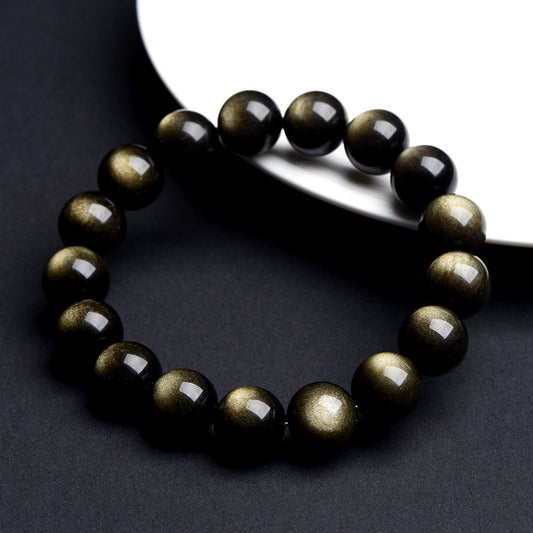 Obsidian bracelet
