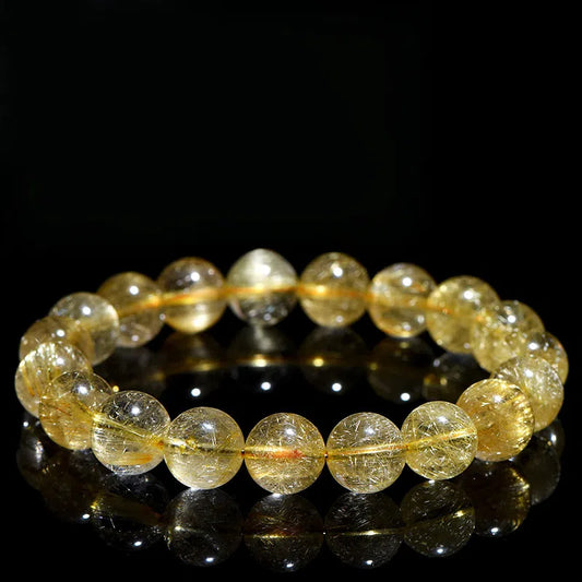 Golden Rutilated Quartz bracelet