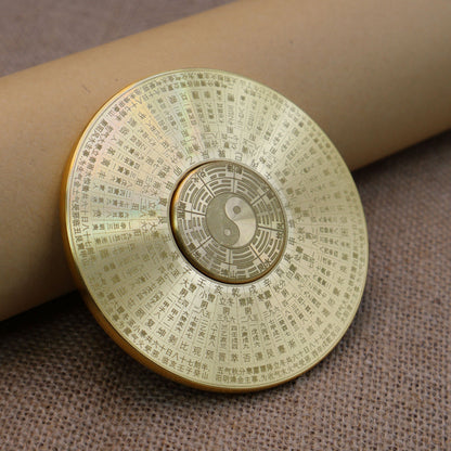 Brass Bagua 24 Solar Terms Compass