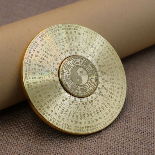 Brass Bagua 24 Solar Terms Compass
