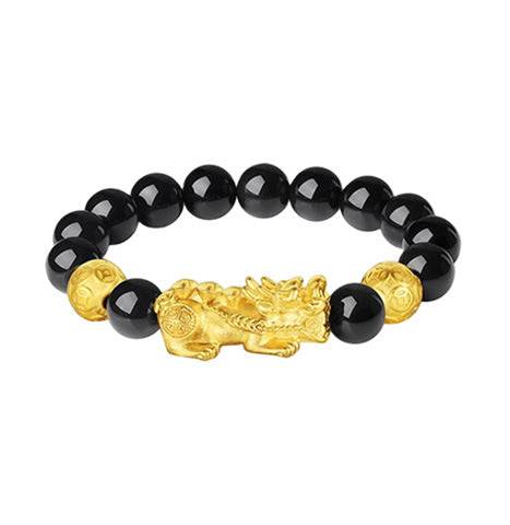 Sterling Silver Pi Yao Wealth Guardian Bracelet - Attract Abundance &amp; Repel Negativity